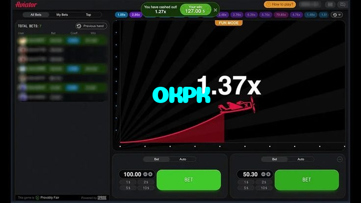 available types of OKPK bet including pre-match live express and system bets